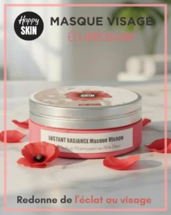 Masque Visage Éclaircissant / Anti-taches à l'Aker Fassi & l'Argile Blanche
