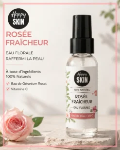 ROSÉE FRAÎCHEUR Brume Tonifiante à l'eau de Rose & Vitamine C