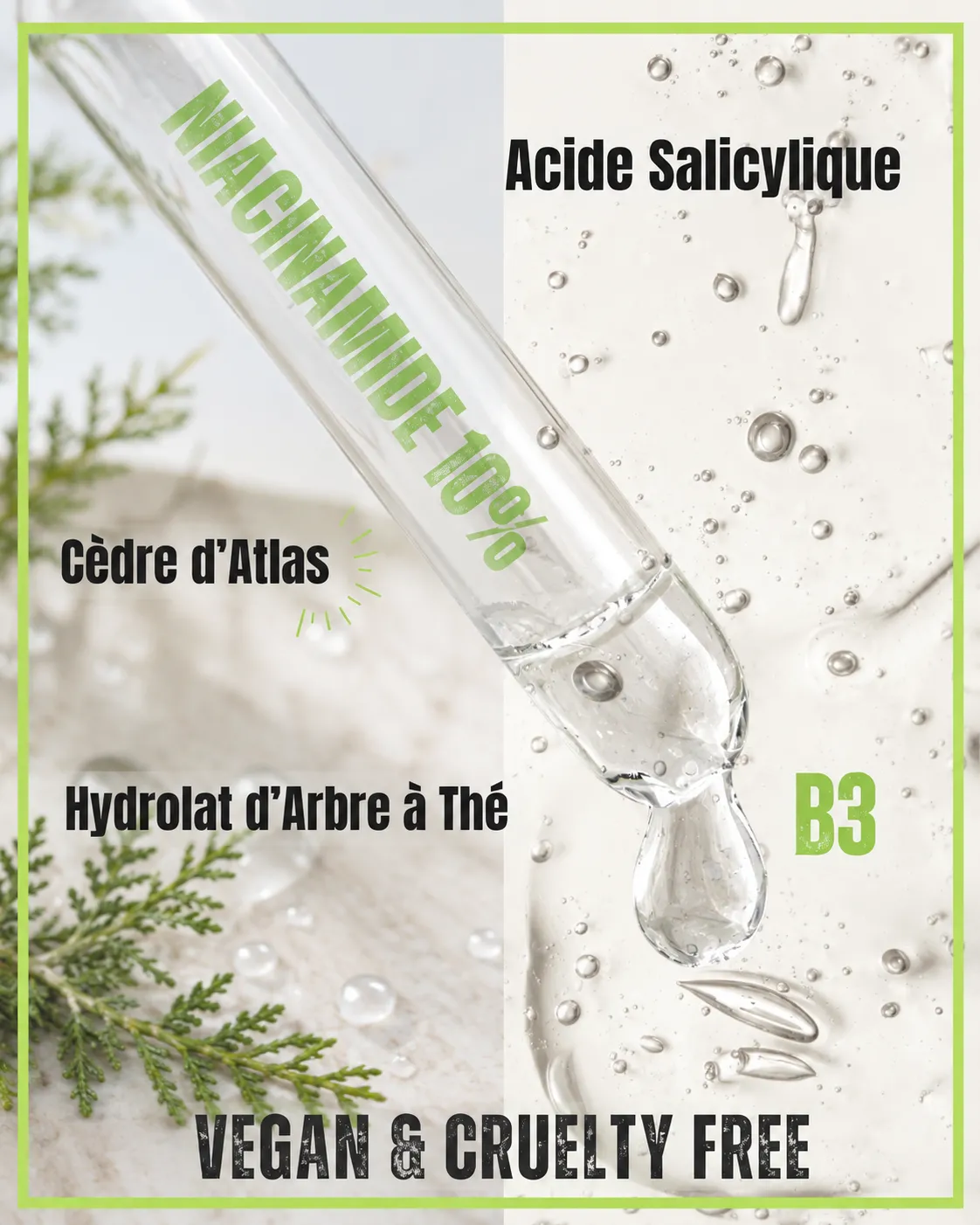 SANS-IMPERFECTIONS Sérum Niacinamide 〈10%〉 + Acide Salicylique 〈1%〉 3 SANS-IMPERFECTIONS Sérum Niacinamide 〈10%〉 + Acide Salicylique 〈1%〉