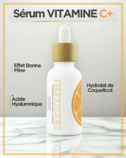 Sérum Éclaircissant à la Vitamine C Pure 〈3%〉 + HA