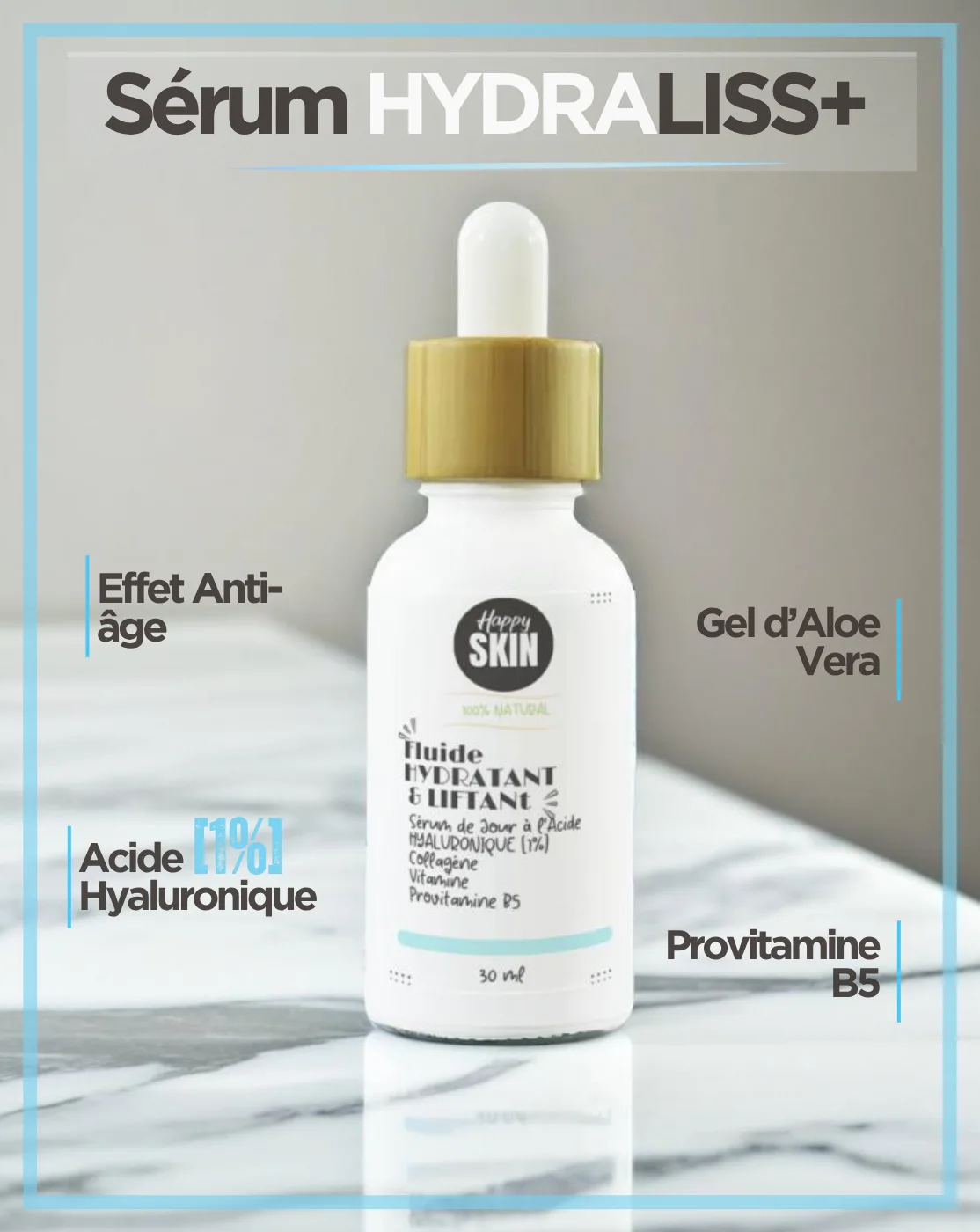 HYDRALISS - Soin Fluide Liftant au Hyaluronique Pur 〈1%〉