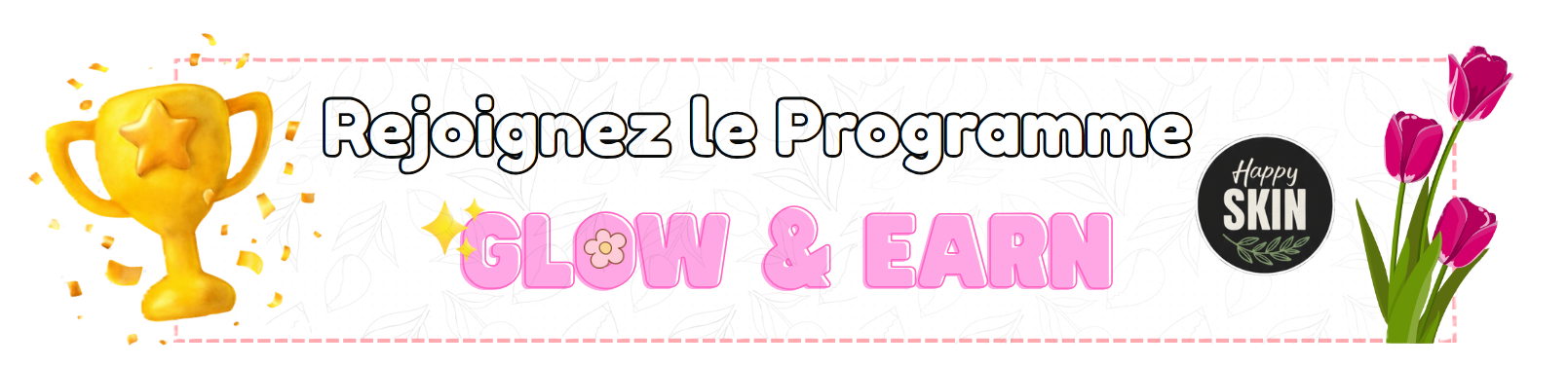 Banner Soins Visage - Click to Earn