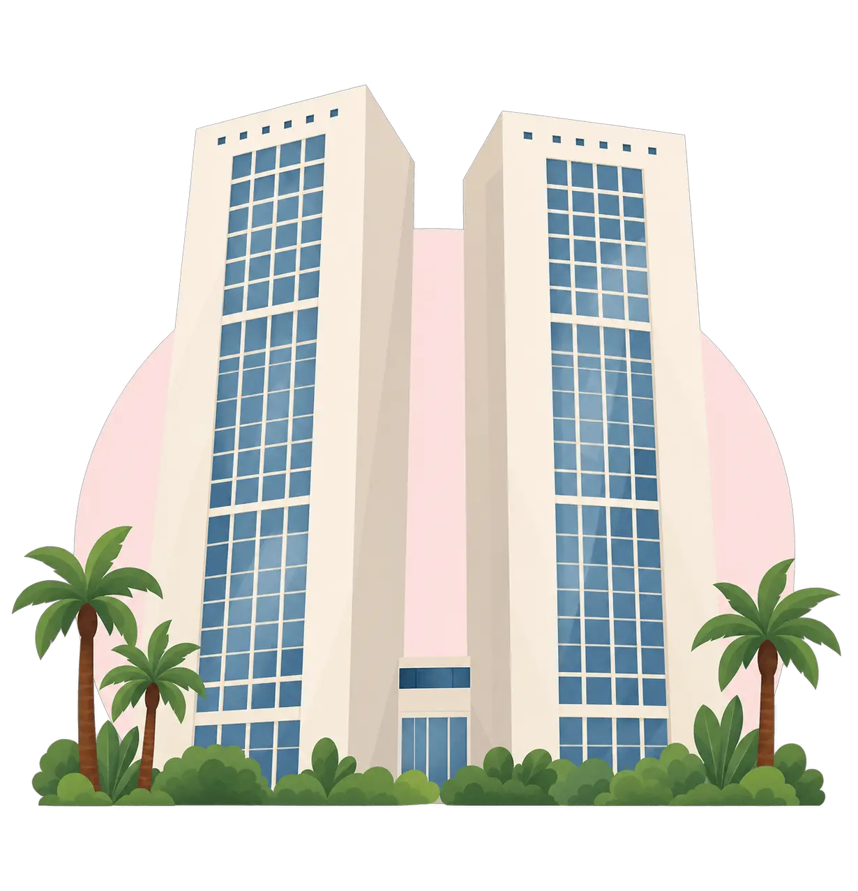 Illustration du Twin Center de Casablanca.