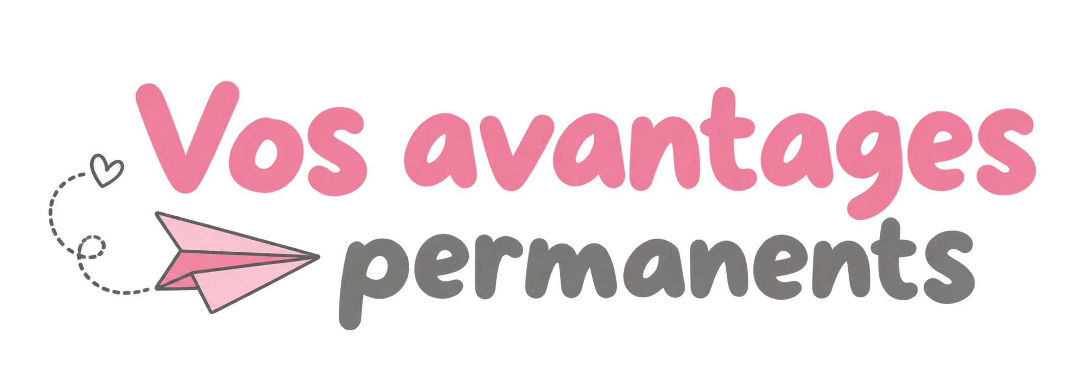Pastel French benefits banner with paper airplane 1