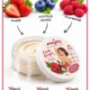 Transparent Fruits Rouges jar infographic